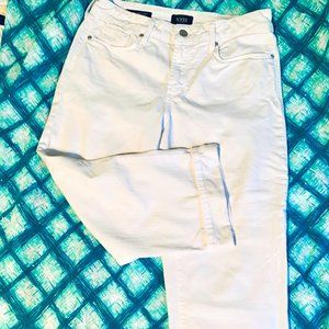 NYDJ Cuffed Marilyn White Crops Size 6